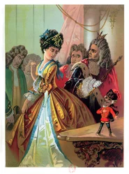 El Viejo Rey y el Príncipe Cascanueces, ilustración de 